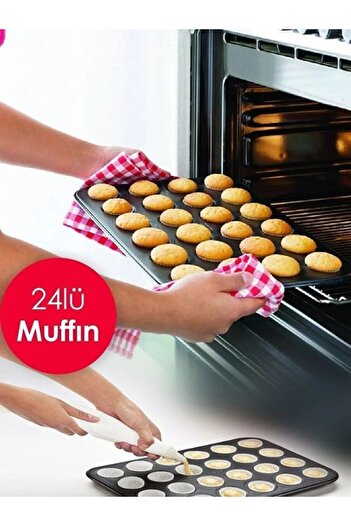 Perodia 24 Muffin Cake Molds and 100 Colorful Cupcake, Brownie, Cake Paper Molds