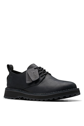 CLARKS Siyah Erkek Deri Günlük Ayakkabı Solsbury Lace