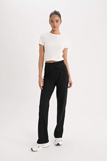 DeFacto Defactofit Flare Fit High Waist Spanish Leg Sports Pants D9323Ax25Sp