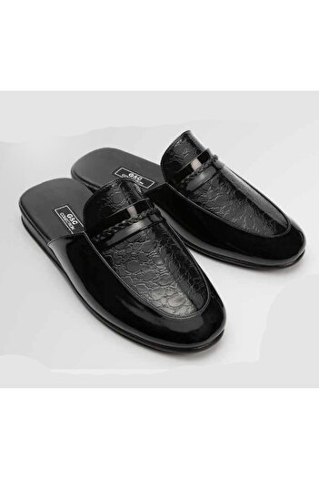 GC Patent Leather Poly Sole Braided Men's Home Slippers 365