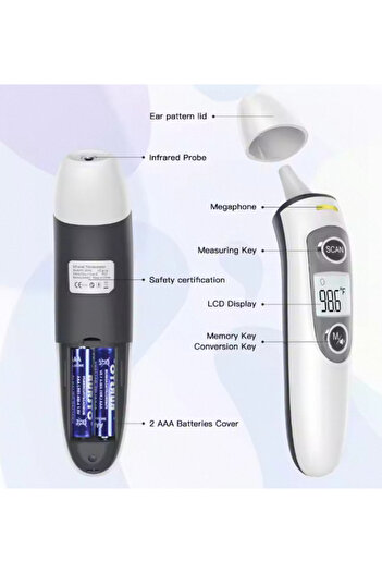 Choice Kingclinic Digital Ear Thermometer, 1-Second Reading for Ear & Forehead, Ideal for Family