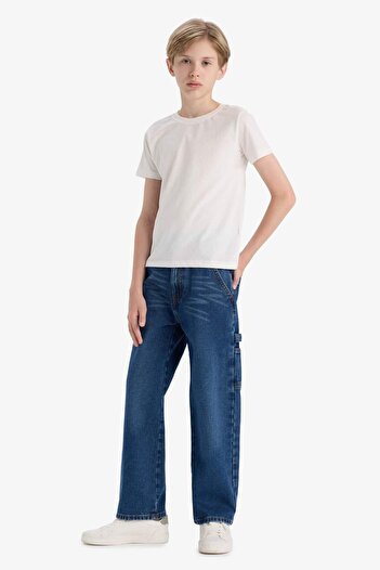 DeFacto Mavi Erkek Çocuk Jean Pantolon F0457A8/NM28