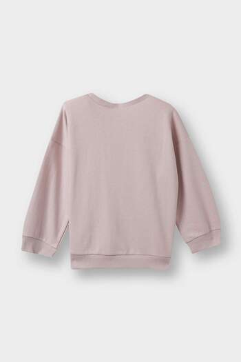 DeFacto Kız Bebek Bisiklet Yaka Çiçekli Sweatshirt E8351A525AU