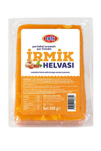 Eriş Helva 400 Gr Orange Semolina Halva - with Ground Pistachio