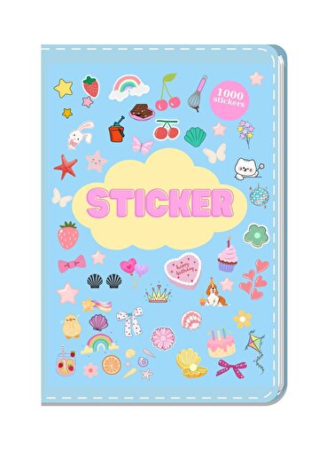 Panda Sticker Book - 1000 Stickers - Labels - Fun Sticker Set