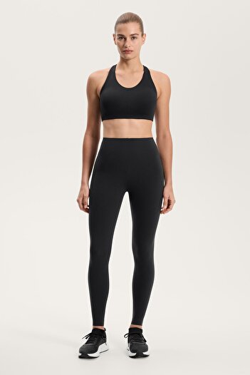 Oysho Compressive Core Control Wrist Length Tights
