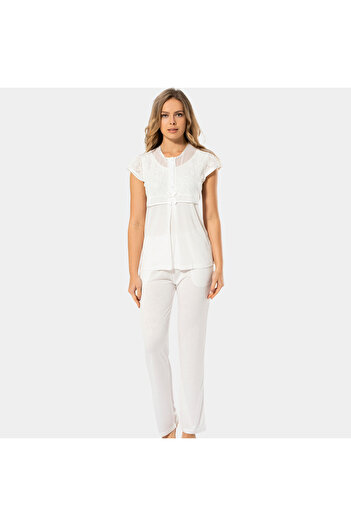 TÜREN Dantelli Pajama Set 3199/Cream
