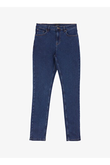 Fabrika Normal Bel Dar Paça Skinny Fit Mavi Erkek Denim Pantolon F4WM-PNT 2800