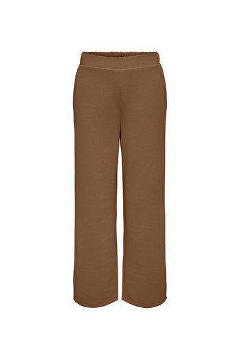 ONLY Copper Women's Wide Leg Regular Waist Sweatpants Onlalina Life Wide Pant Cc Swt
