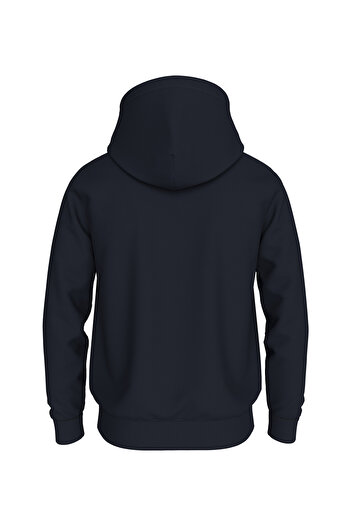 Tommy Hilfiger Kapüşonlu Mavi Erkek Sweatshirt MW0MW35525DW5