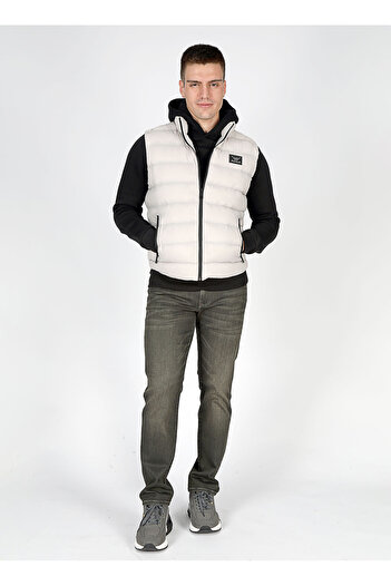 Lee Cooper Men's Vest - Stone, 251 Lcm, 235001   Bristol Stone