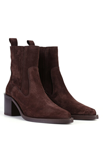 Vince Camuto Kahve Kadın Deri Topuklu Bot LIA