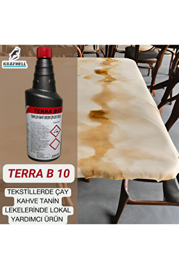 KRAFHELL TERRA B10 Tanin Çay Kahve Lekeleri İçin Leke Sökücü