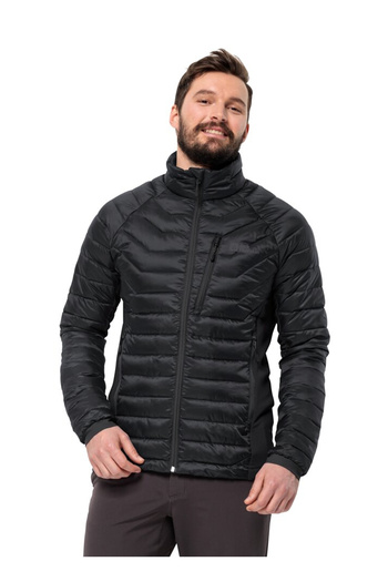 Jack Wolfskin Black Men's Regular Fit Jacket 1206862-6000Routeburn Pro Ins Jkt m