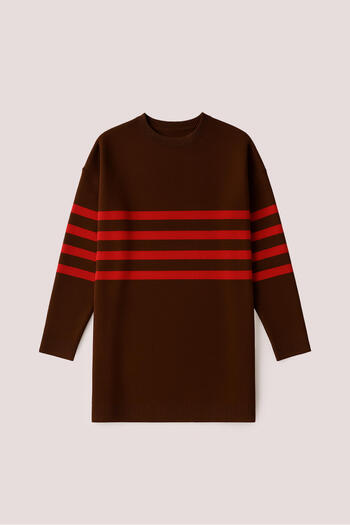 Touché Privé STRIPED KNIT TUNIC