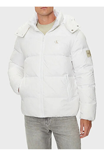 Calvin Klein Essentials down Jacket White Men's Coat J30J325946Yaf