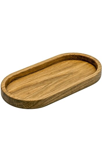 OEM Chic Oval Oak Coffee Tray