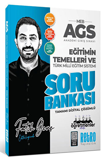 RETRO YAYINCILIK 2026 Meb Ags Eğitimin Temelleri Ve Türk Milli Eğitim Sistemi Soru Bankası Retro Kitap