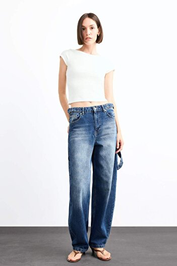 DeFacto Baggy Fit Jean Trousers G0465Ax25Sm
