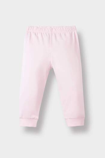 DeFacto Baby Girl Pajamas Set Rabbit Printed Long Sleeve Combed Cotton Top Long Bottom F2910A525Au