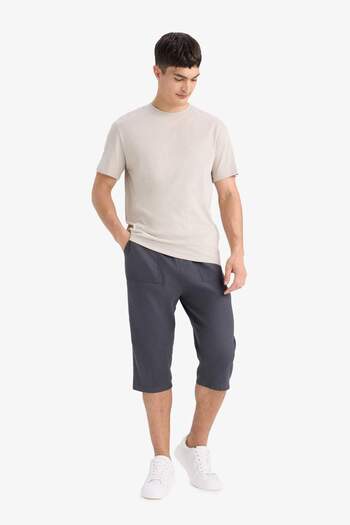 DeFacto Regular Fit Cotton Capri E5348Ax25Sm