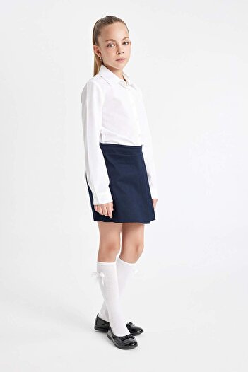 DeFacto Girl's Gabardine Skirt A1927A825Au