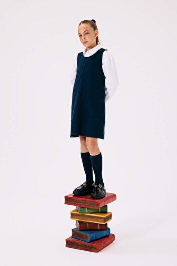 DeFacto Girl's School Strap Dress E9349A825Au