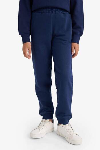 DeFacto Kız Çocuk Standart Fit Basic Düz Beli Lastikli Okul Jogger Eşofman Altı Y1226A625AU