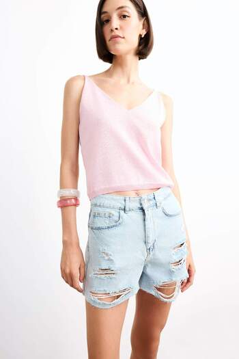 DeFacto Yeni Sezon Loose Fit Triko Atlet