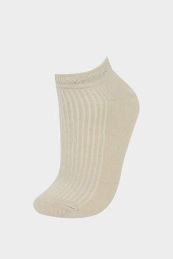 DeFacto Women's 3-Pack Cotton Booties Socks F5430Axns