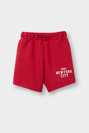 DeFacto Baby Boy Printed Elastic Waist Shorts E1018A525Sm