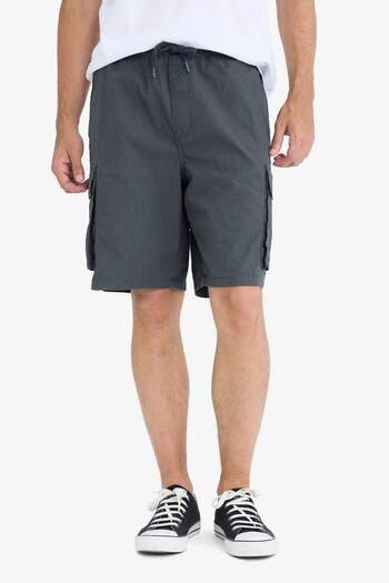 DeFacto Cargo Fit Gabardine Bermuda Shorts C5400Ax25Sm
