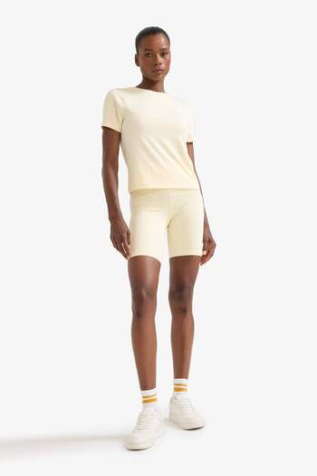 DeFacto Defactofit High Waist Biker Stretchy Short Basic Plain Sporty Leggings Z6741Az25Sp