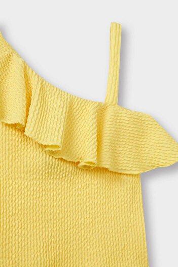 DeFacto Baby Girl Flounced Swimsuit E1894A525Sm