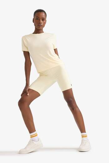 DeFacto Defactofit High Waist Biker Stretchy Short Basic Plain Sporty Leggings Z6741Az25Sp