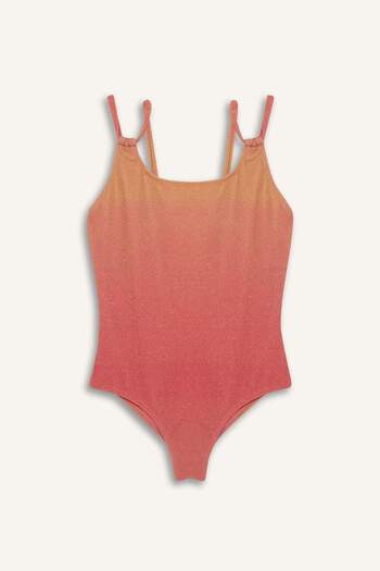 DeFacto Girl's Gradient Printed Swimsuit E3538A825Hs