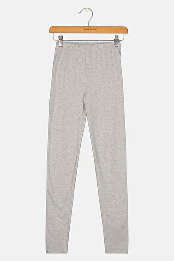 GAP Kids Girl Heather Pull On Leggings, Grey Heather