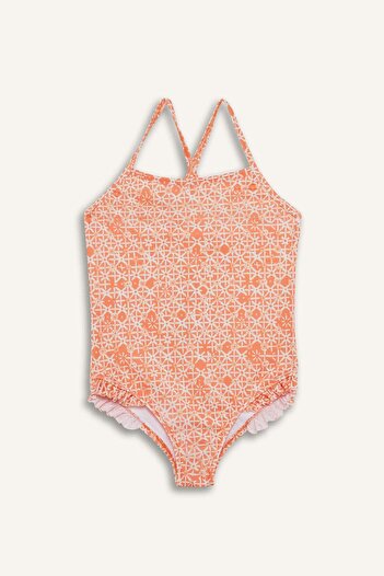 DeFacto Girl's Floral Swimsuit E3537A825Hs