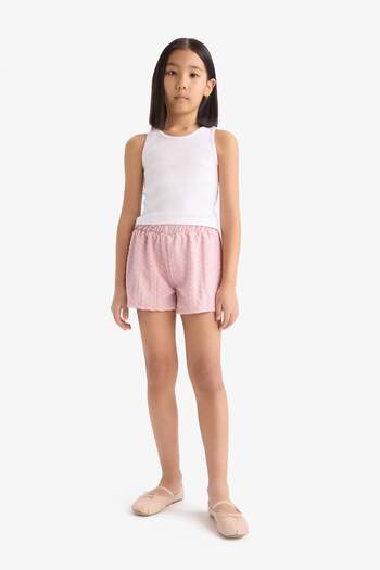 DeFacto Girl's Elastic Waist Shorts E5699A825Hs