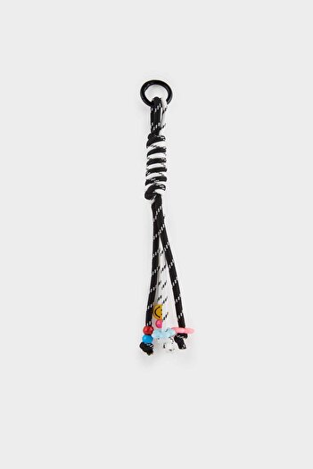 DeFacto Women's Black String Charm Keychain F1034Axns