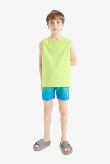 DeFacto Jungen-Meeresshorts mit Farbverlaufsdruck E7577A825HS