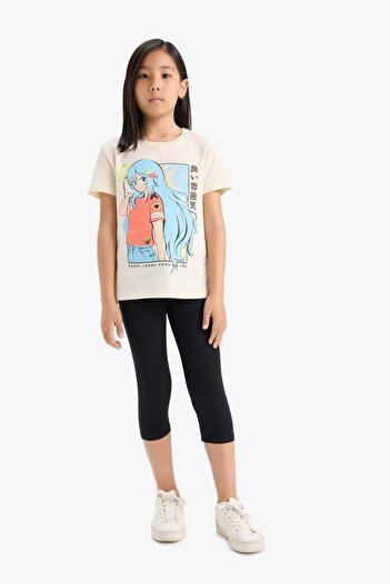 DeFacto Girl's Midi Leggings B5656A825Sm