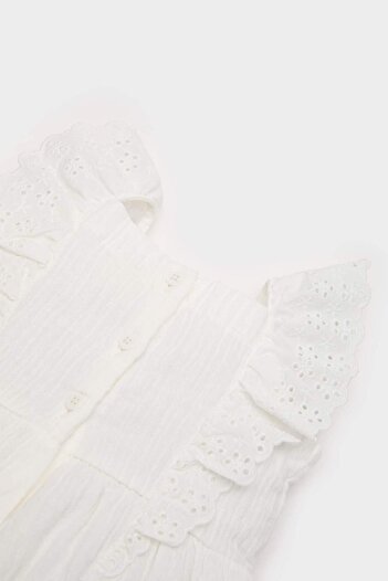 DeFacto Kız Bebek Kolsuz Poplin Yazlık Elbise E8395A525SM