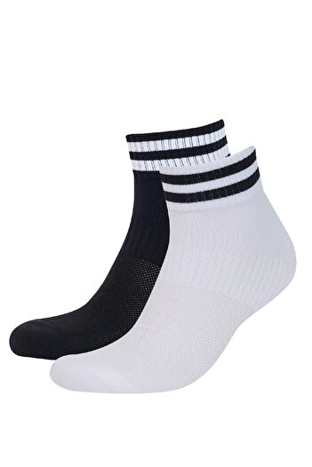 DeFacto Men's 2-Piece Booties Socks D9940Axns