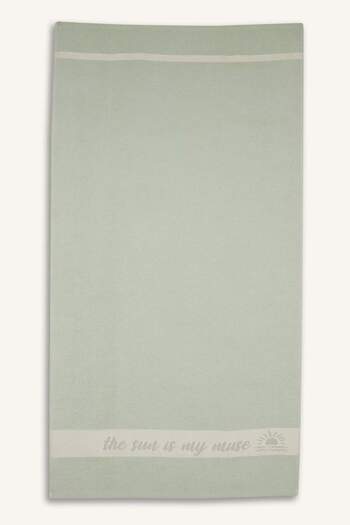 DeFacto Gemustertes Strandtuch aus Baumwolle für Damen E3763AX25SM