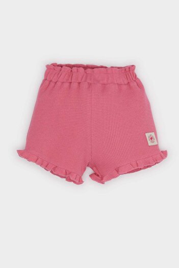 DeFacto Baby-Mädchen-Barbie-Set mit 2 kurzärmeligen T-Shirts und Shorts mit elastischem Bund E9128A525SM