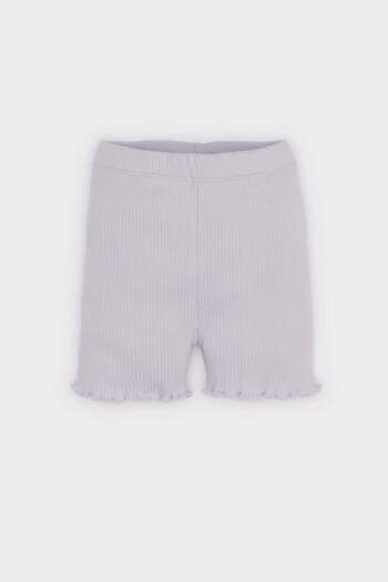 DeFacto 2-teiliges Set für Babys, geripptes Camisole, kurzärmliges T-Shirt, Shorts mit elastischem Bund, C0021A525SM