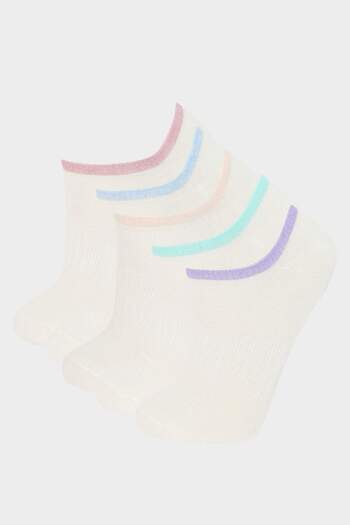 DeFacto Girl's 5-Pack Cotton Booties Socks E6050A8Ns