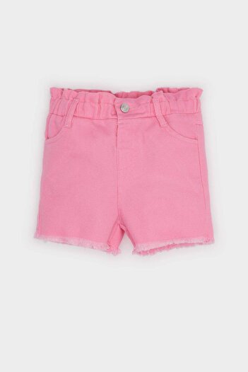 DeFacto Baby Girl Paperbag Gabardine Shorts E4933A525Sm