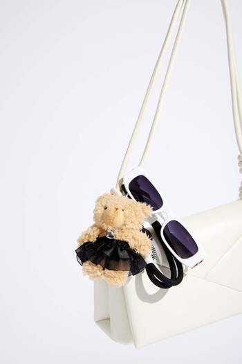 DeFacto Women's Teddy Bear Charm Keychain E9698Axns